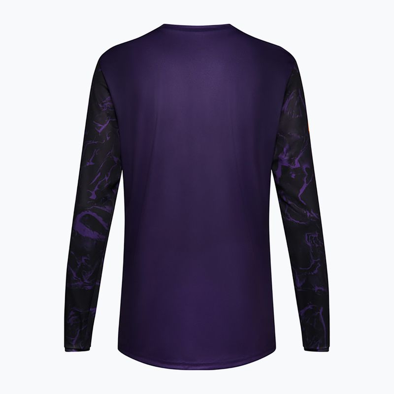 Longsleeve de ciclism pentru bărbați Fox Racing Ranger Image Print plum 6