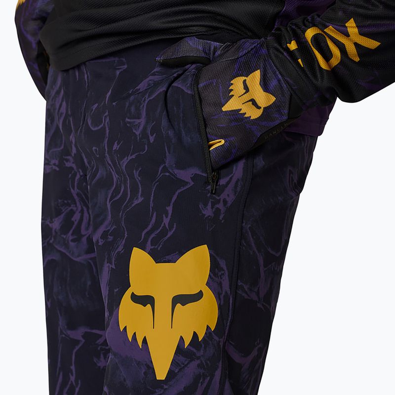Pantaloni de ciclism pentru bărbați Fox Racing Ranger Image Print plum 2