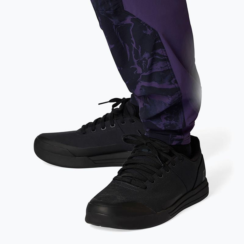 Pantaloni de ciclism pentru bărbați Fox Racing Ranger Image Print plum 3