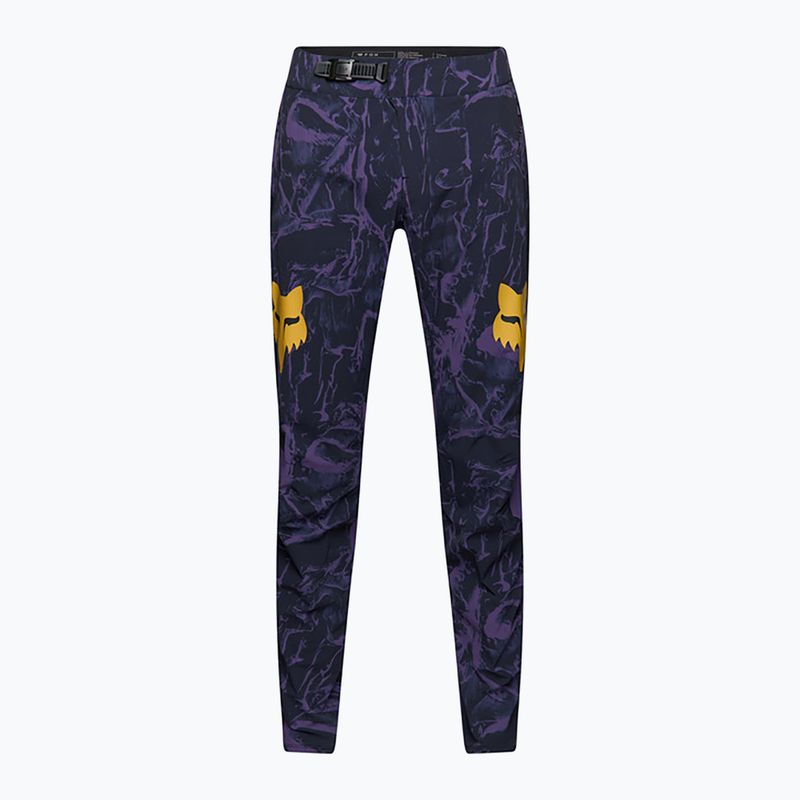 Pantaloni de ciclism pentru bărbați Fox Racing Ranger Image Print plum 4