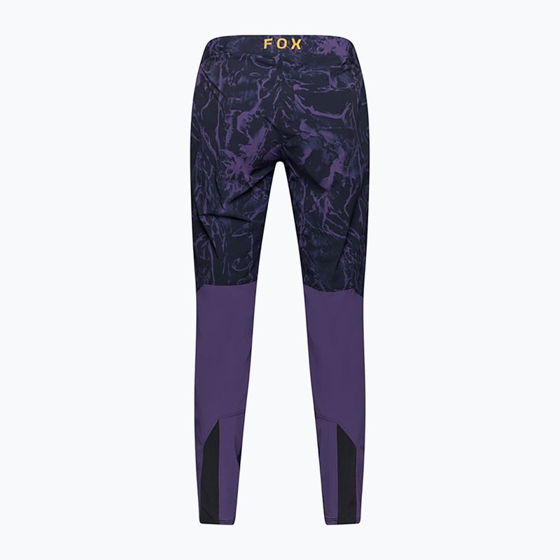 Pantaloni de ciclism pentru bărbați Fox Racing Ranger Image Print plum 5