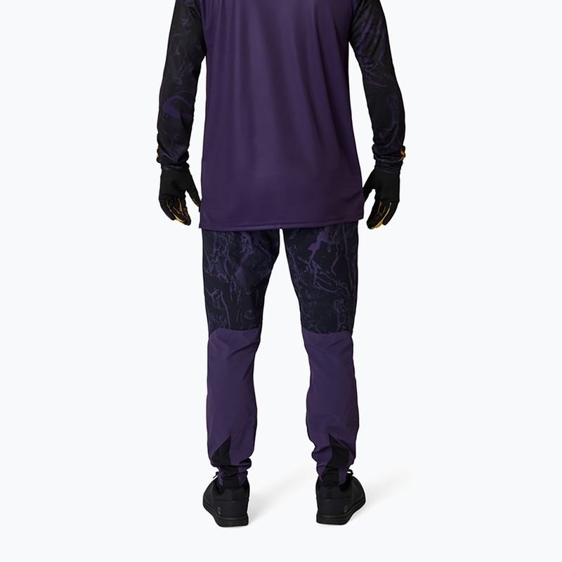 Longsleeve de ciclism pentru copii Fox Racing Ranger Image Print Jr plum 2