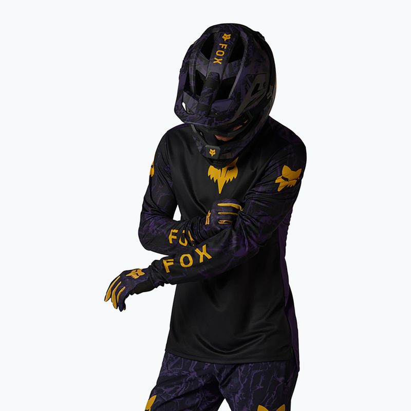 Longsleeve de ciclism pentru copii Fox Racing Ranger Image Print Jr plum 3