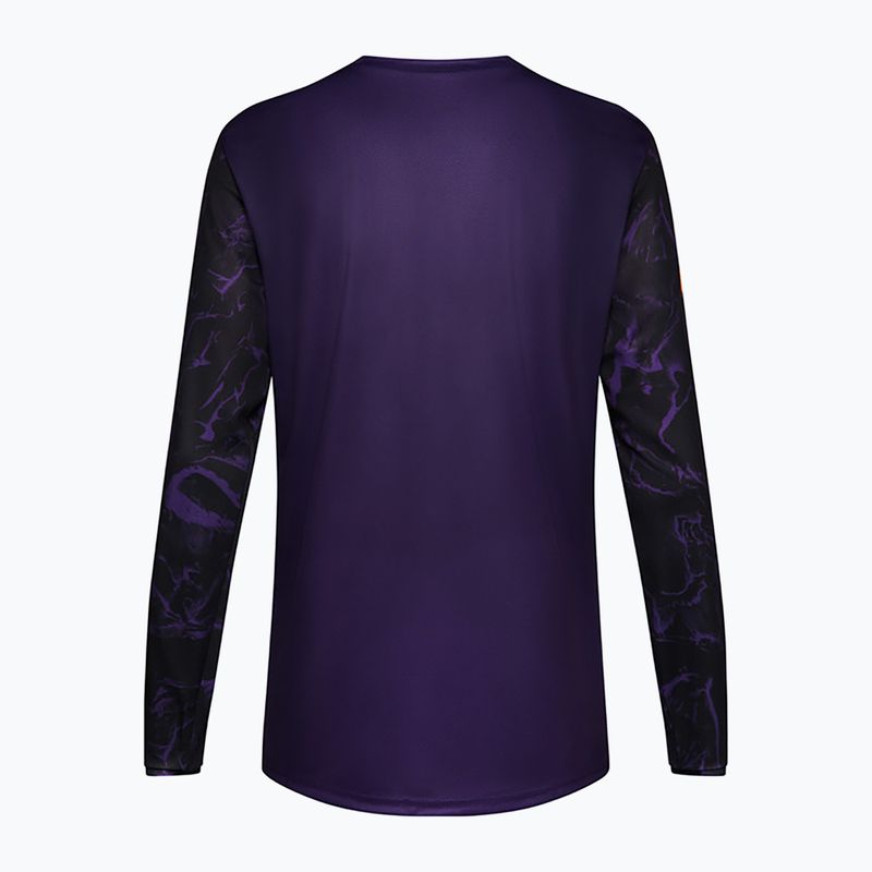 Longsleeve de ciclism pentru copii Fox Racing Ranger Image Print Jr plum 6