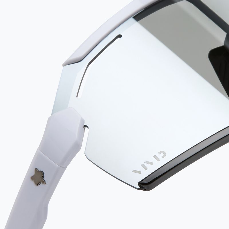Ochelari de soare Fox Racing Vue Vivid white/black/clear 6