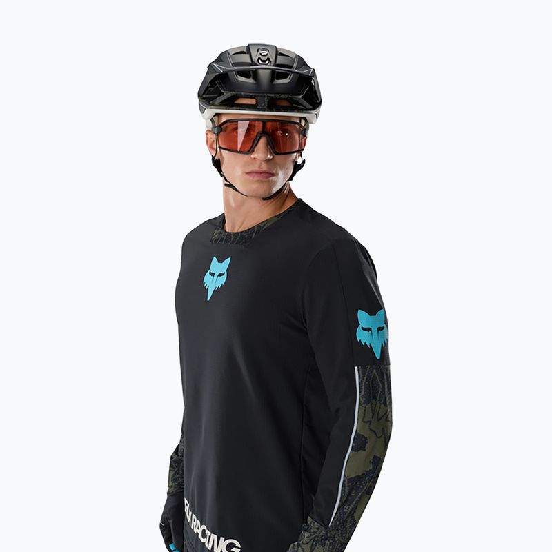 Longsleeve de ciclism pentru bărbați Fox Racing Defend Thermal Lunar black 3