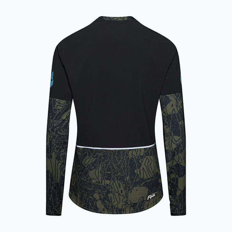 Longsleeve de ciclism pentru bărbați Fox Racing Defend Thermal Lunar black 8