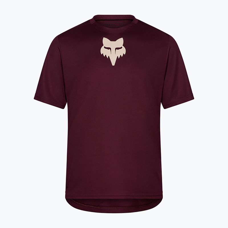Tricou de ciclism pentru bărbați Fox Racing Ranger Fox Head SS dark maroon 5