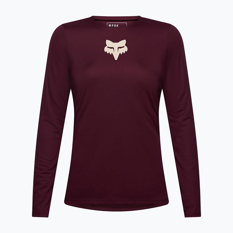 Longsleeve de ciclism pentru femei Fox Racing Ranger Fox Head LS dark maroon 5