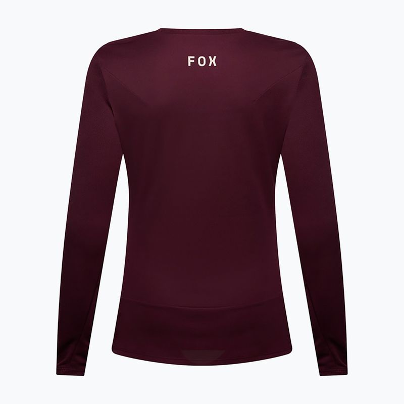 Longsleeve de ciclism pentru femei Fox Racing Ranger Fox Head LS dark maroon 6