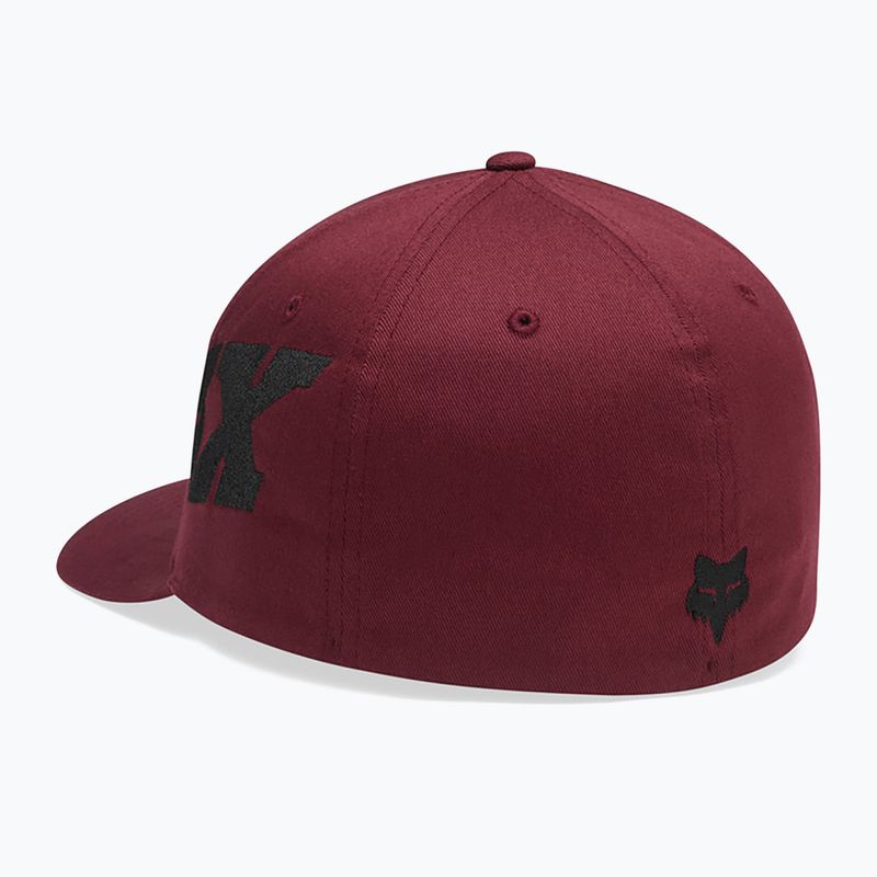 Șapcă pentru bărbați Fox Racing Fox Head X Flexfit dark maroon 2