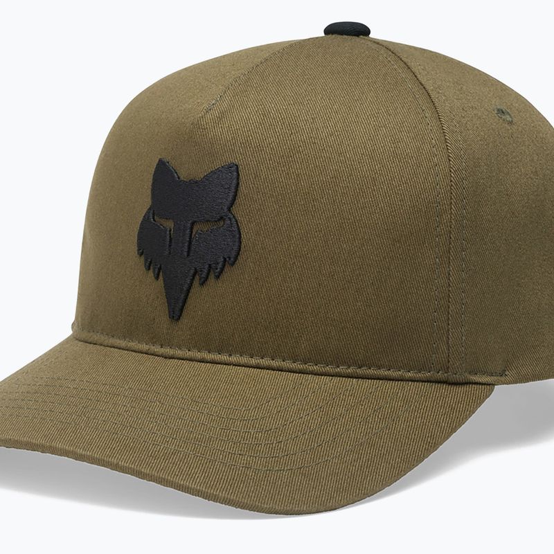 Șapcă pentru bărbați Fox Racing Fox Head Subframe Snapback olive green 3