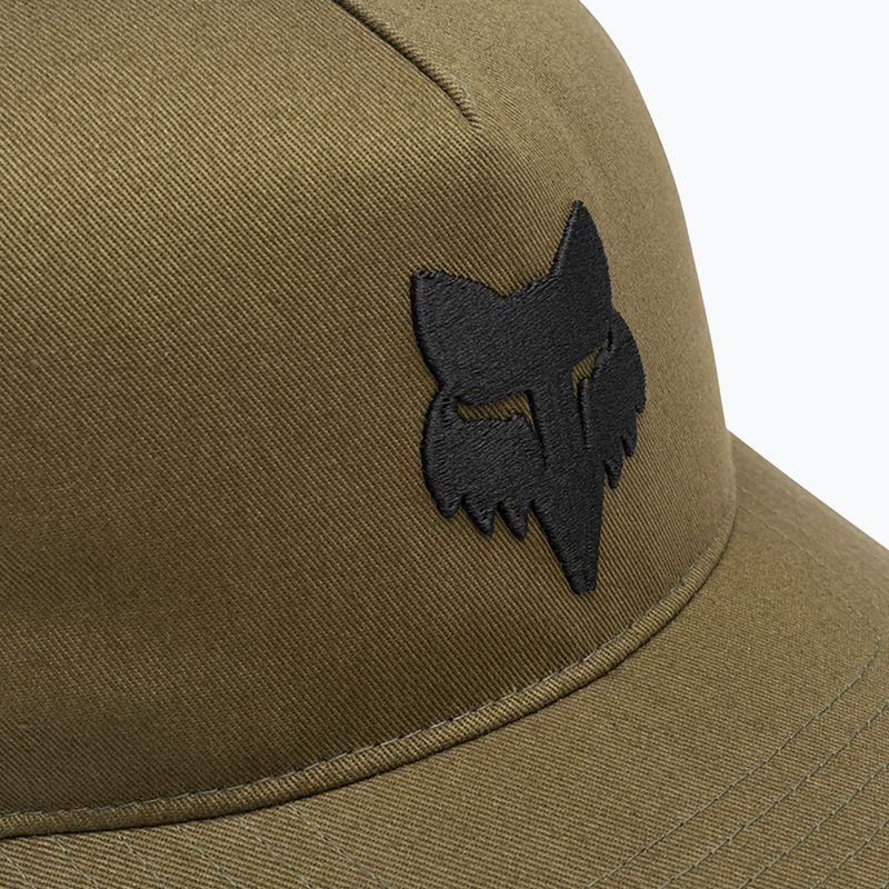 Șapcă pentru bărbați Fox Racing Fox Head Subframe Snapback olive green 4