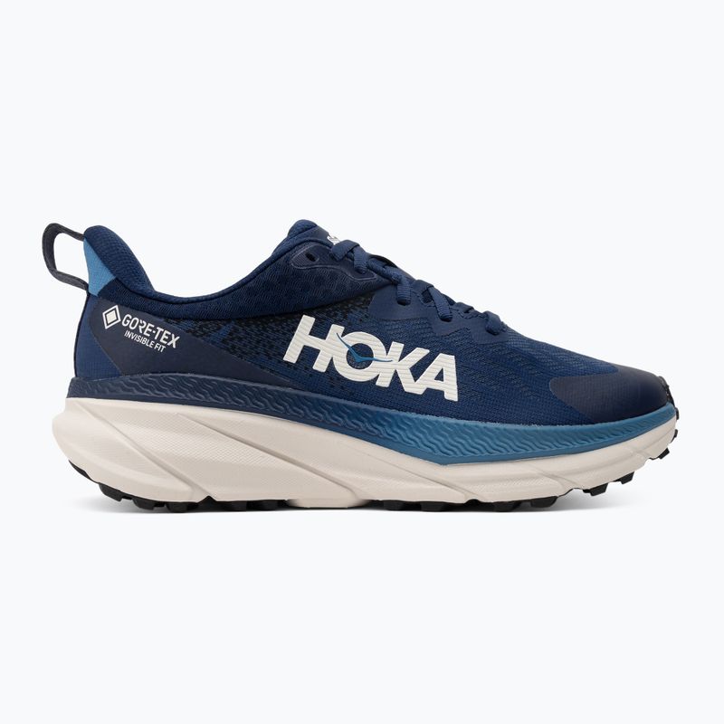 Pantofi de alergare bărbați HOKA Challenger 7 GTX midnight blue/grout 2