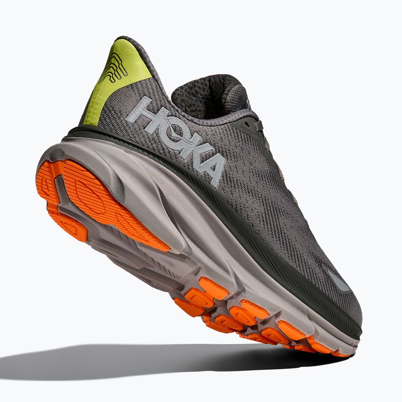 Încălțăminte de alergare pentru bărbați HOKA Clifton 9 GTX asphalt grey/gravel 5
