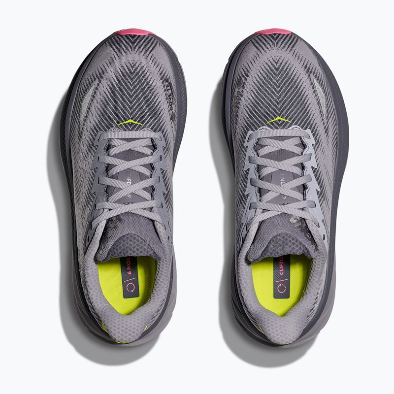 Încălțăminte de alergare pentru femei HOKA Clifton 9 GTXgrey skies/foggy green 8