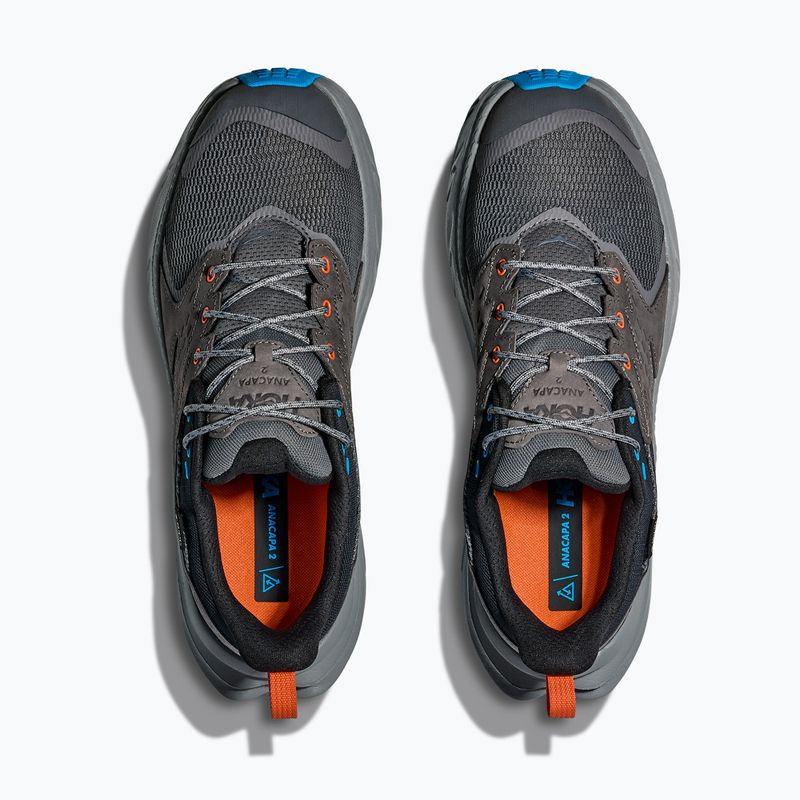 Încălțăminte de drumeție pentru bărbați  HOKA Anacapa 2 Low GTX satellite grey/sea ice 8