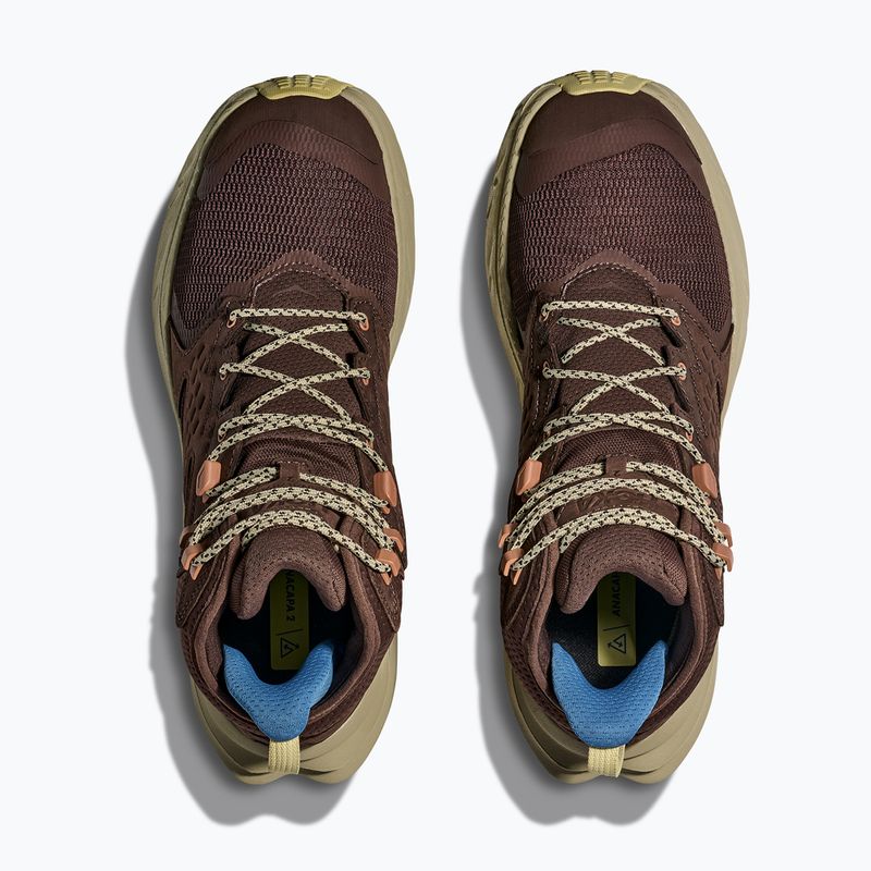 Încălțăminte de drumeție pentru bărbați HOKA Anacapa 2 Mid GTX walnut/oyster mushroom 8
