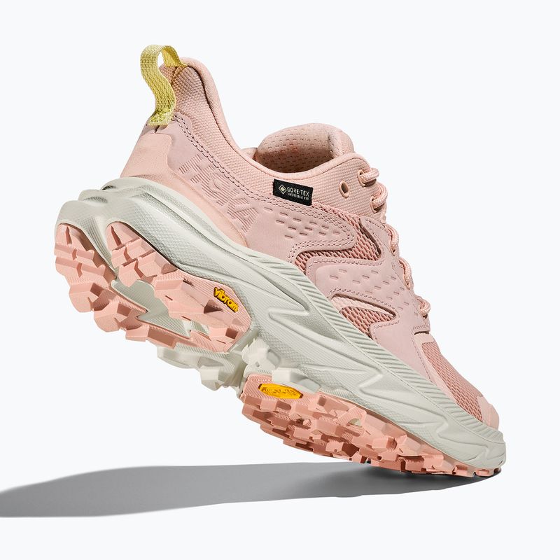Încălțăminte de drumeție pentru femei HOKA Anacapa 2 Low GTX rose latte/truffle salt 5