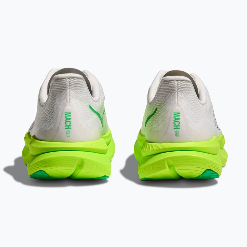 Încălțăminte de alergare pentru bărbați  HOKA Mach 6 white/neon lime 6