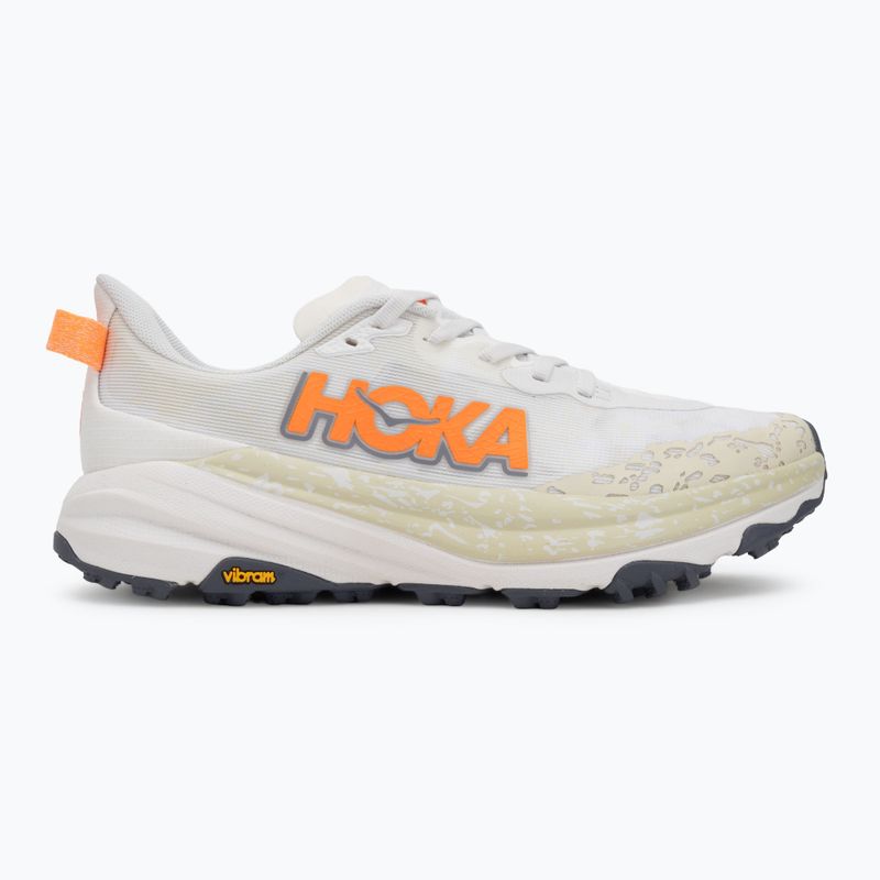 Încălțăminte de alergare pentru bărbațiHOKA Speedgoat 6 white/neon tangerine 2
