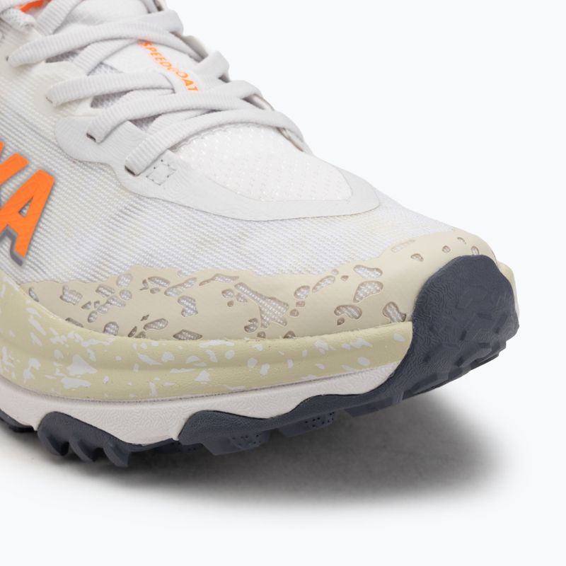 Încălțăminte de alergare pentru bărbațiHOKA Speedgoat 6 white/neon tangerine 7