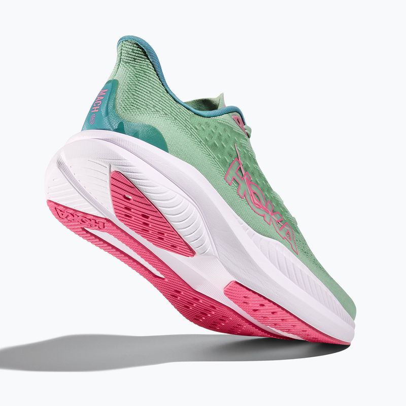 Încălțăminte de alergare pentru femei HOKA Mach 6 jadeite/alpine blue 5
