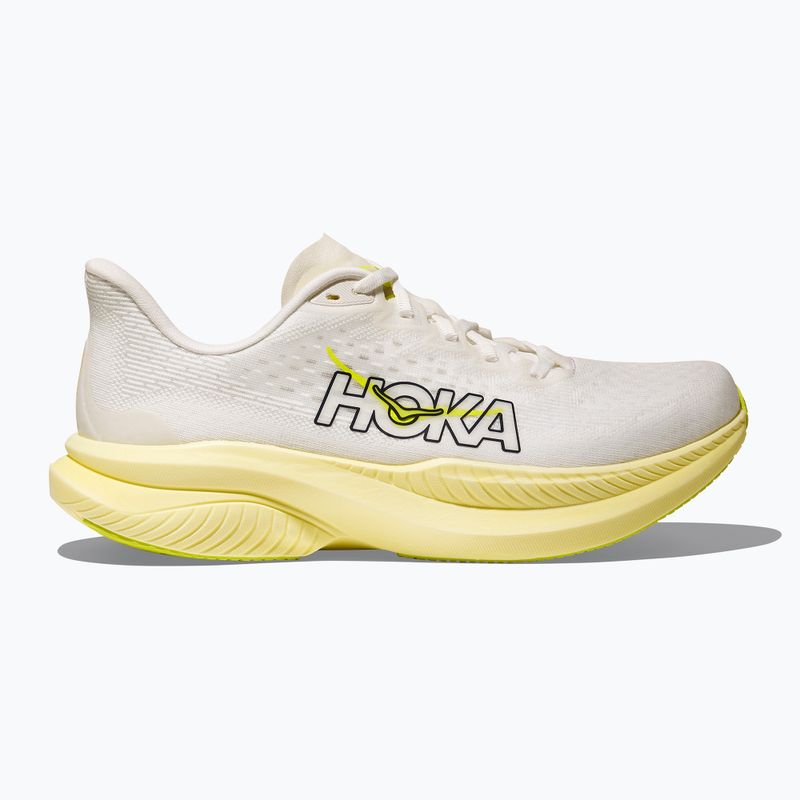 Încălțăminte de alergare pentru femei HOKA Mach 6 white/neon hoka citrus 2