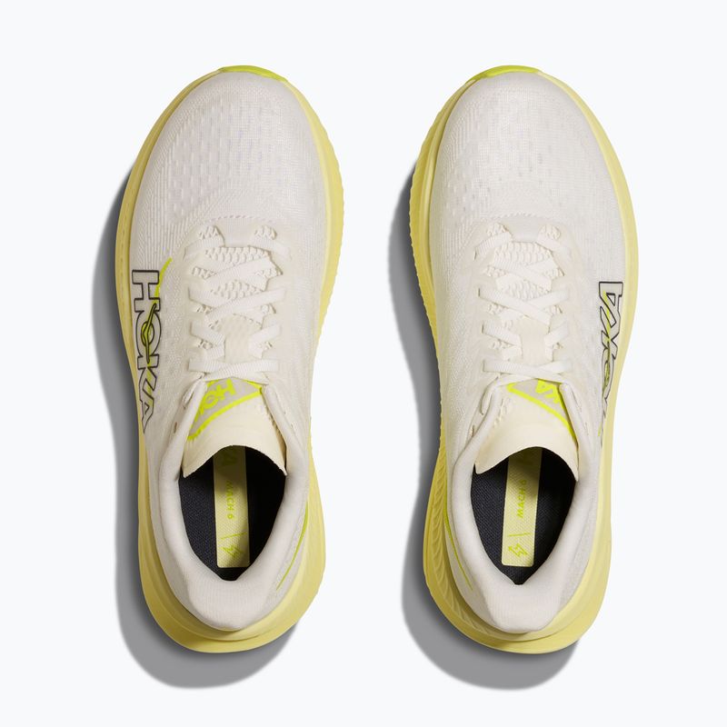 Încălțăminte de alergare pentru femei HOKA Mach 6 white/neon hoka citrus 8