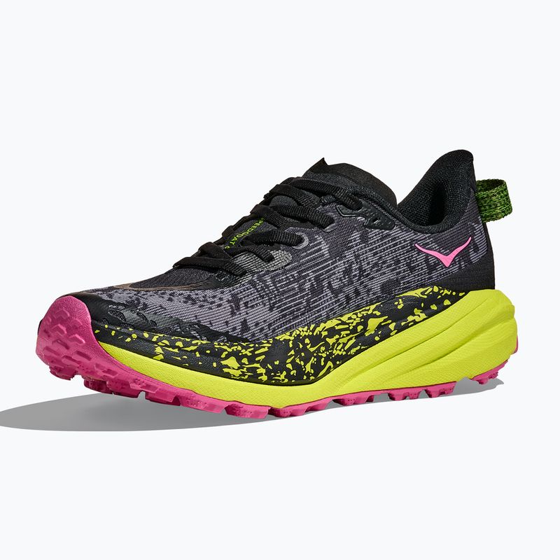 Încălțăminte de alergare pentru femei HOKA Speedgoat 6 black/neon rose 4
