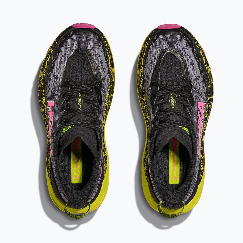 Încălțăminte de alergare pentru femei HOKA Speedgoat 6 black/neon rose 8