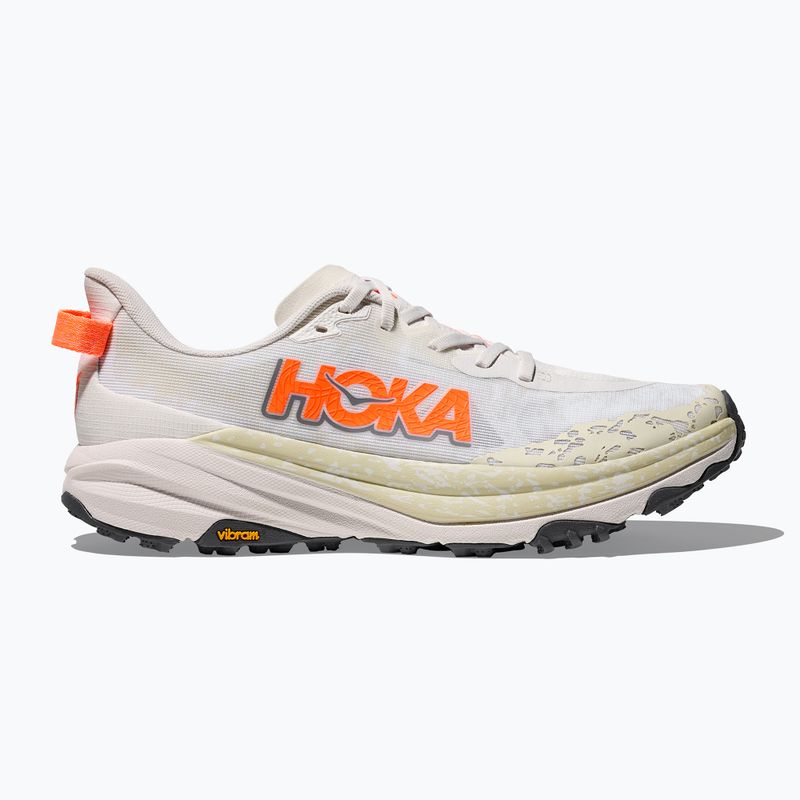 Încălțăminte de alergare pentru bărbați HOKA Speedgoat 6 Wide  white/neon tangerine 2