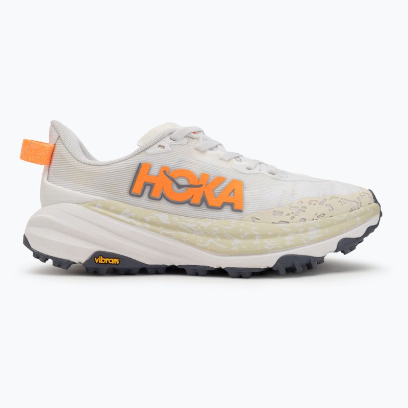 Încălțăminte de alergare pentru bărbați HOKA Speedgoat 6 Wide  white/neon tangerine 2
