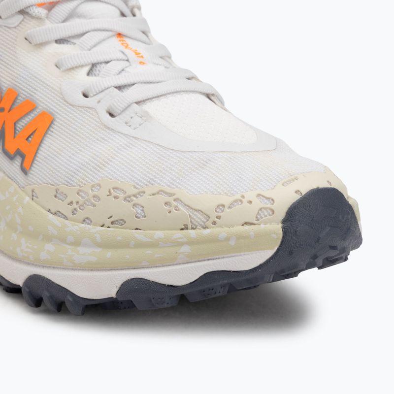 Încălțăminte de alergare pentru bărbați HOKA Speedgoat 6 Wide  white/neon tangerine 7
