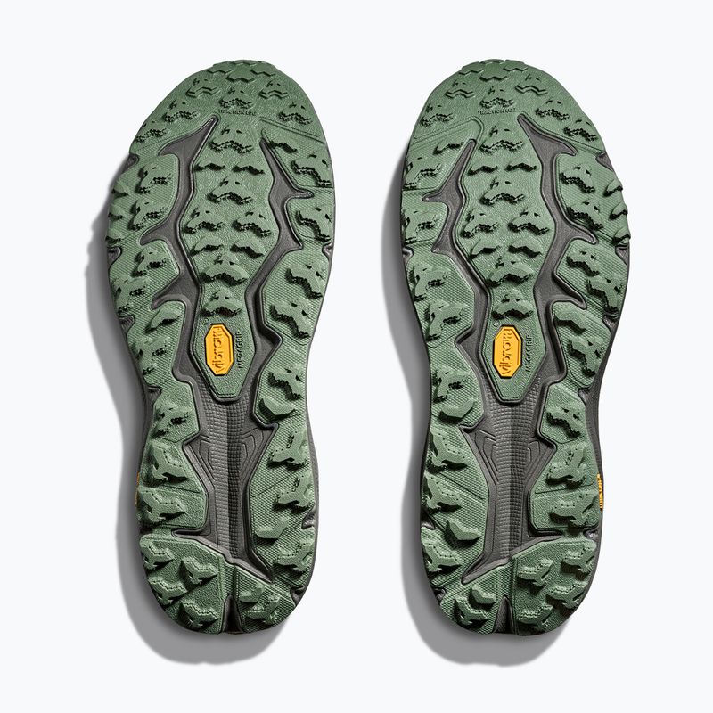Pantofi de alergare bărbați HOKA Speedgoat 6 Wide verde mușchi/gri asfalt 7