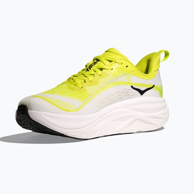 Încălțăminte de alergare pentru bărbați HOKA Skyflow neon hoka citrus/neon white 4