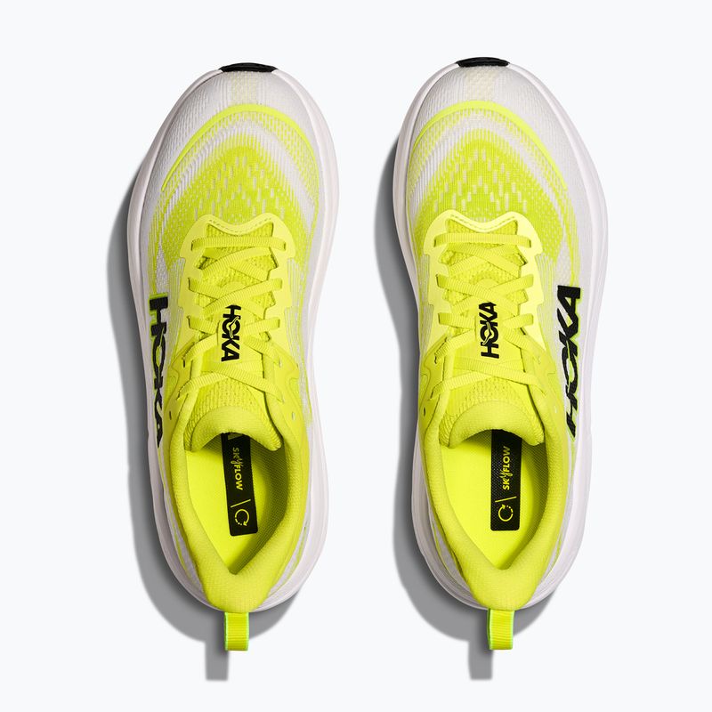 Încălțăminte de alergare pentru bărbați HOKA Skyflow neon hoka citrus/neon white 8