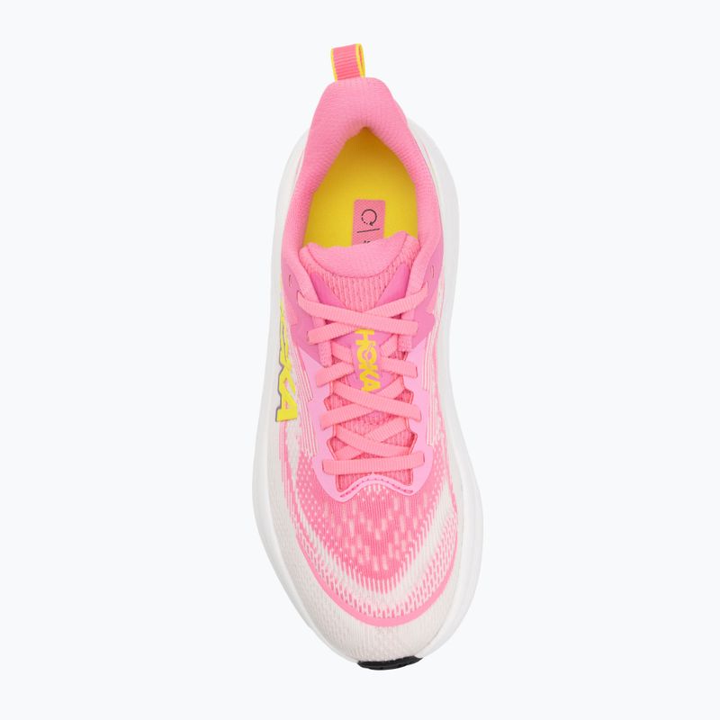Încălțăminte de alergare pentru femei HOKA Skyflow neon rose/neon hoka citrus 5