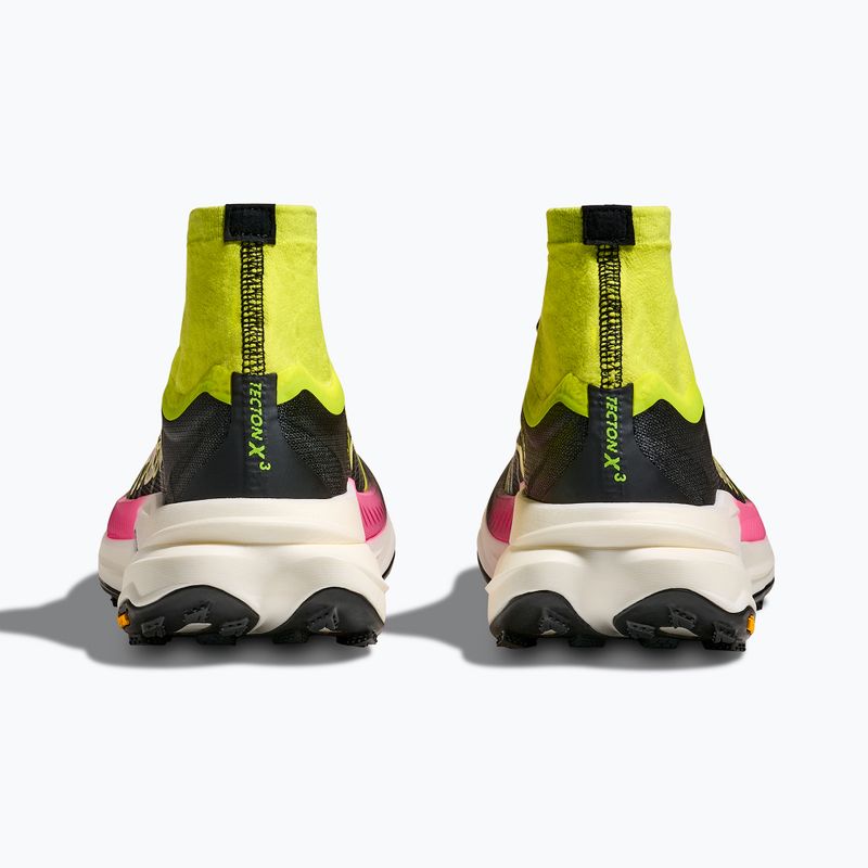 Încălțăminte de alergare pentru femei HOKA Tecton X 3 neon hoka citrus/black 6
