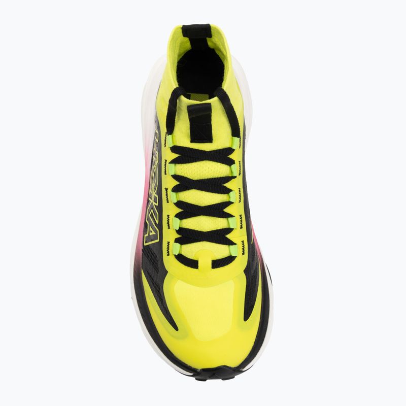 Încălțăminte de alergare pentru femei HOKA Tecton X 3 neon hoka citrus/black 5