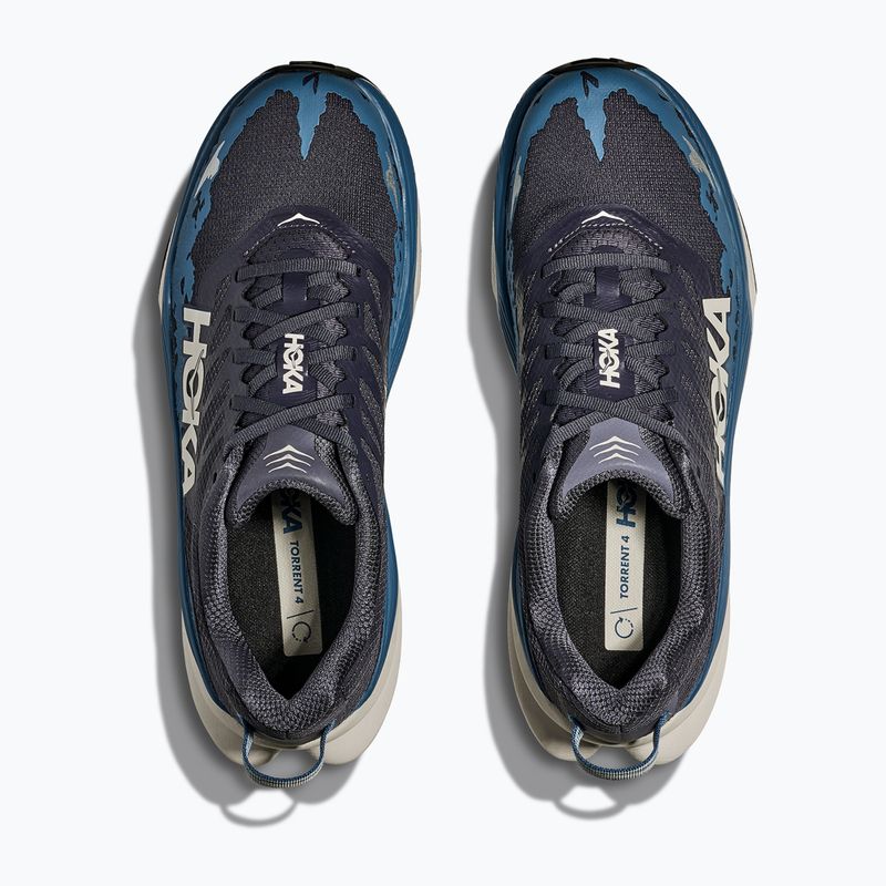 Încălțăminte de alergare pentru bărbați HOKA Torrent 4 charcoal grey/foggy night 8