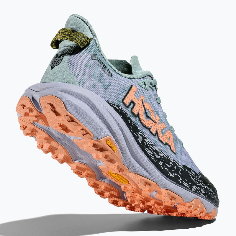 Încălțăminte de alergare pentru femei HOKA Speedgoat 6 GTX jade/ash grey 5