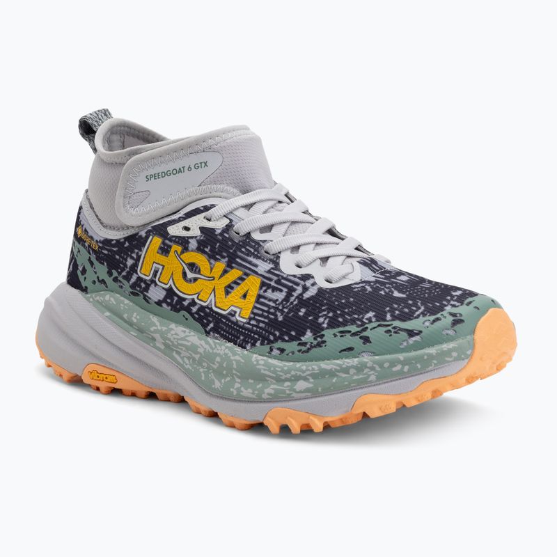Încălțăminte de alergare pentru femei HOKA Speedgoat 6 MID GTX asteroid/cosmic grey