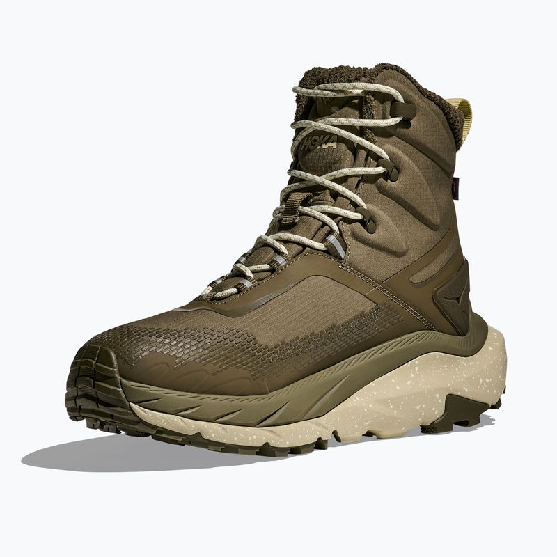 Încălțăminte de trekking pentru bărbați HOKA Kaha 2 Frost GTX antique olive/oyster mushroom 4