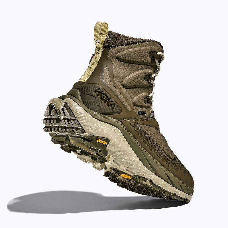 Încălțăminte de trekking pentru bărbați HOKA Kaha 2 Frost GTX antique olive/oyster mushroom 5