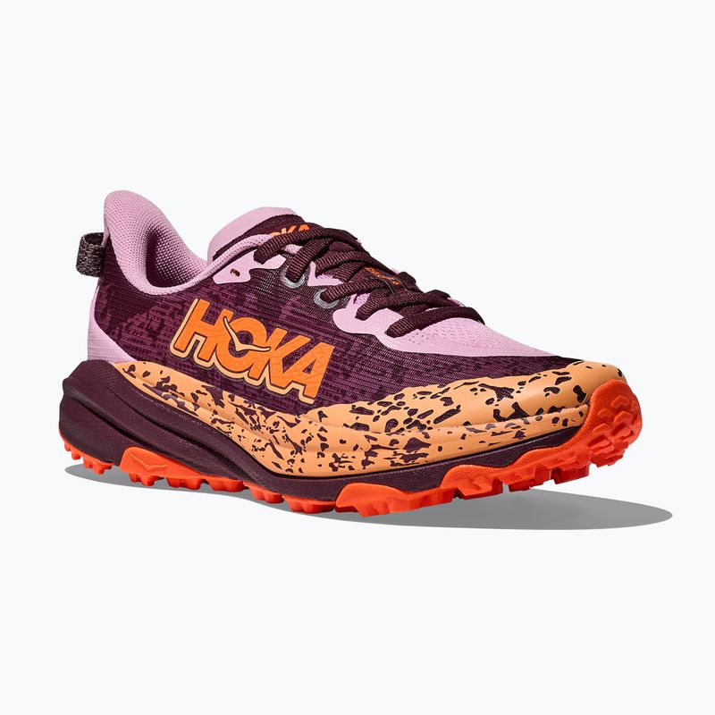 Încălțăminte de alergare pentru copii HOKA Speedgoat 6 flower nectar/neon tangerine