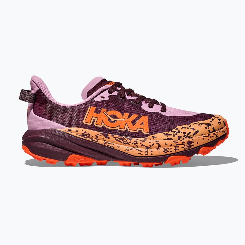 Încălțăminte de alergare pentru copii HOKA Speedgoat 6 flower nectar/neon tangerine 2