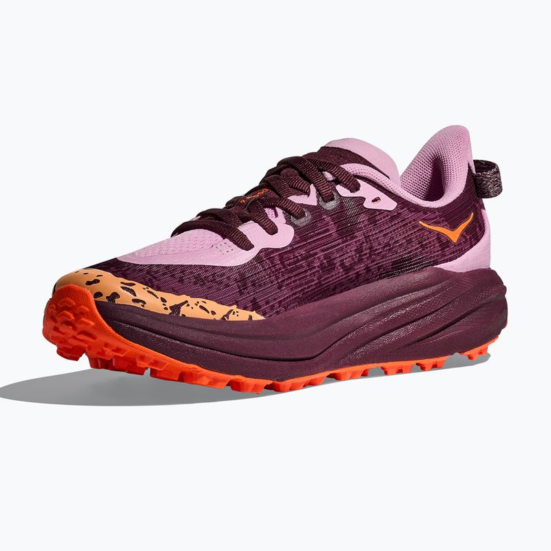 Încălțăminte de alergare pentru copii HOKA Speedgoat 6 flower nectar/neon tangerine 4