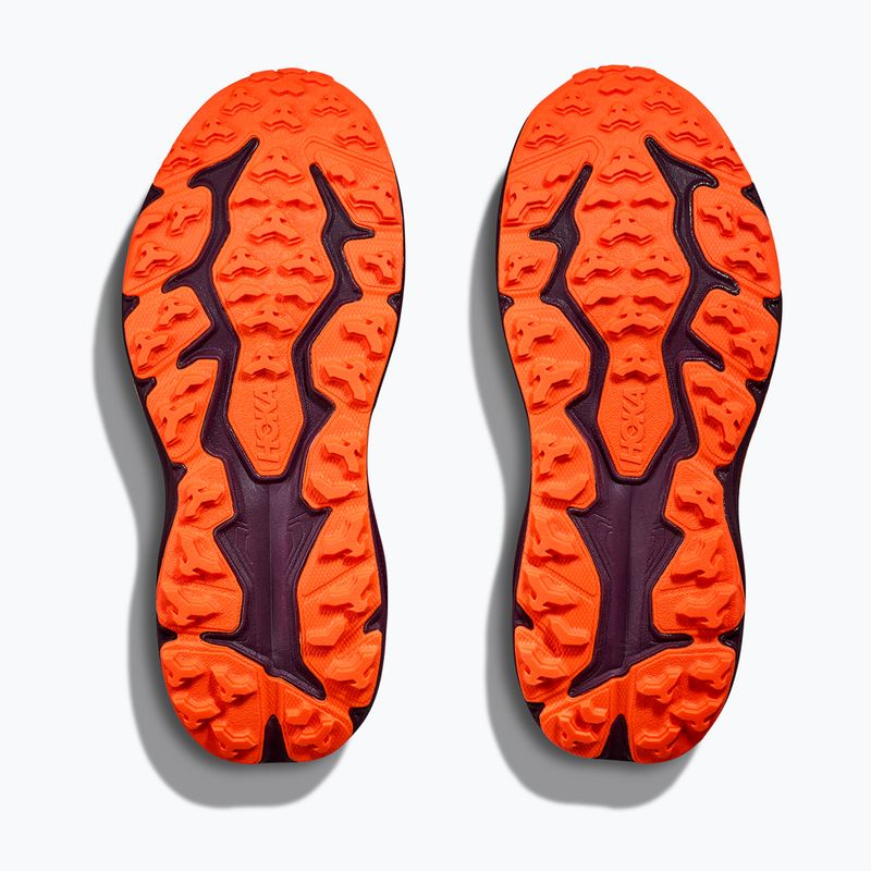 Încălțăminte de alergare pentru copii HOKA Speedgoat 6 flower nectar/neon tangerine 7