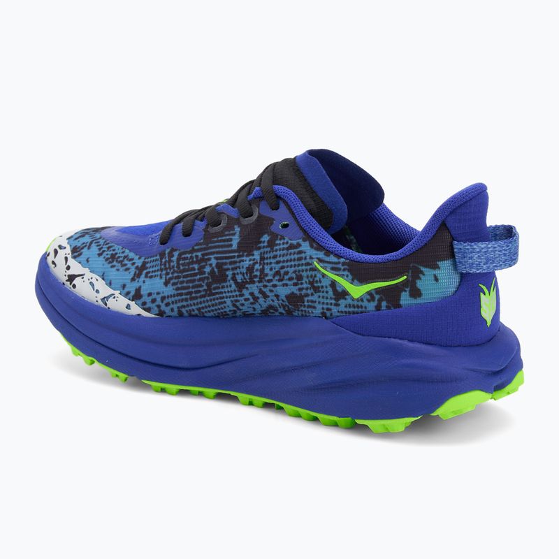 Încălțăminte de alergare pentru copii HOKA Speedgoat 6 night sky/neon lime 3